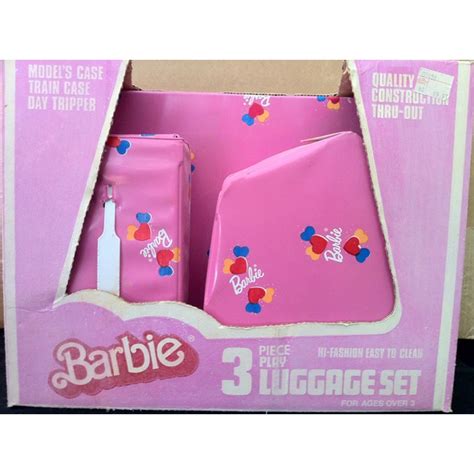 My Favourite Doll Barbie Luggage 3 Pc Set