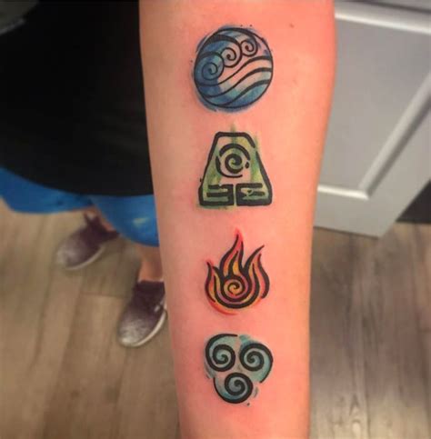 Here S Avatar The Last Airbender Tattoo Ideas To Inspire Your Own Elements Tattoo Tattoos