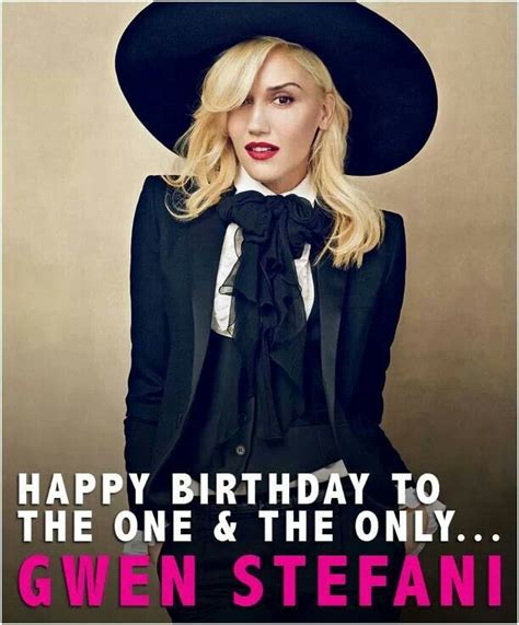 Happy Birthday Gwen Stefani Gwen Vogue Us