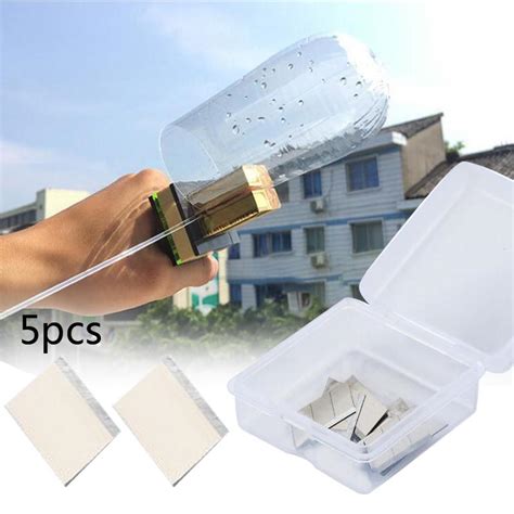 Hot sale glass cutter portable smart craft bottle rope cutter creative diy smart household plastic bottle outdoor tools cut a7f3. 5Pcs Plastic Bottle Cutter Machine Craft Tool DIY Recycle Kit Blade Accessories-in Tool Parts ...