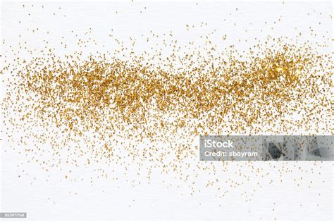 Gold Glitter Sprinkles Stock Photo Download Image Now Glitter Gold