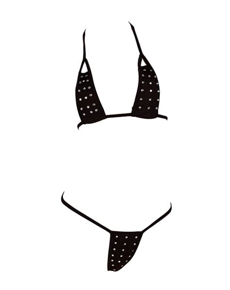 Buy Women S Micro Bikini Extreme Mini Tiny G String Thong Sheer Swimsuit Online At Desertcart India