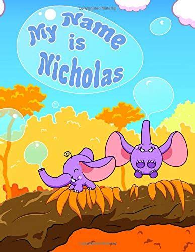 My Name Is Nicholas 2 Workbooks In 1 Personalized Prima