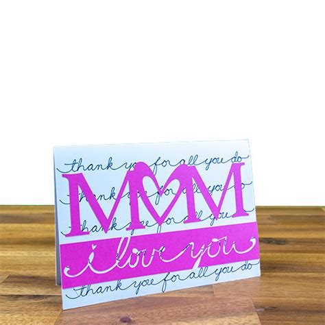I Love You Mom Card Emms Crafts