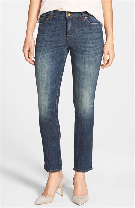 Kut From The Kloth Reese Stretch Straight Leg Ankle Jeans