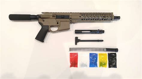 Ar 15 Fde Pistol Kit Complete 105″ Stainless Steel Barrel 10″ Fde