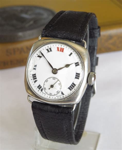 Antiques Atlas Gents Silver Zenith Wrist Watch C1928