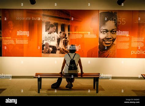 Civil Rights History Exhibition Inside The Rosa Parks Library And