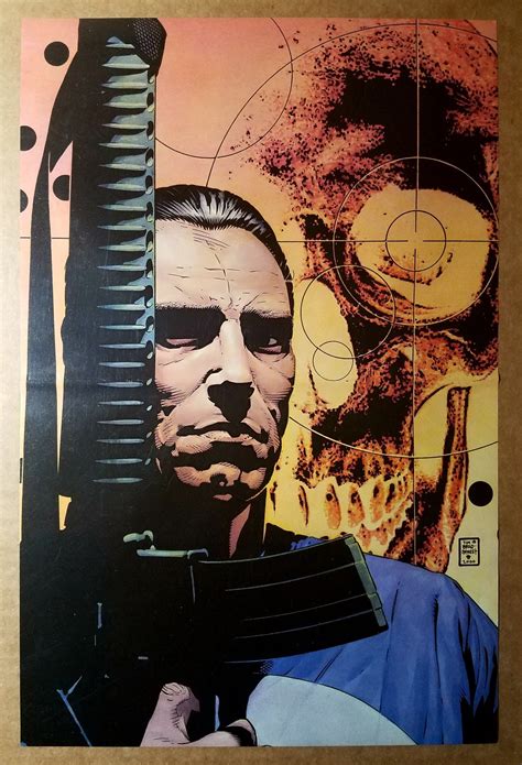 The Punisher Frank Castle Marvel Comics Poster By Tim Bradstreet