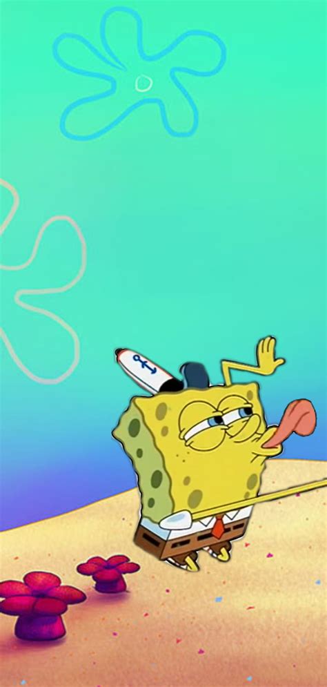 5760x1080px 5k Free Download Spongebob Licking Funny Hd Phone