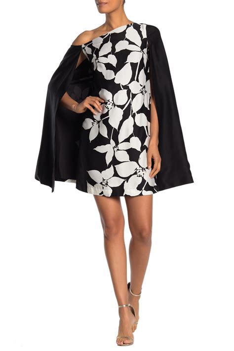 Trina Turk Classic Floral Cape Dress Nordstrom Rack Dresses