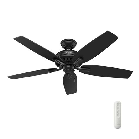 A ceiling fan is a great way to stay cool at home, with or without an air conditioner. Hunter Newsome 52 in. Indoor/Outdoor Matte Black Ceiling ...