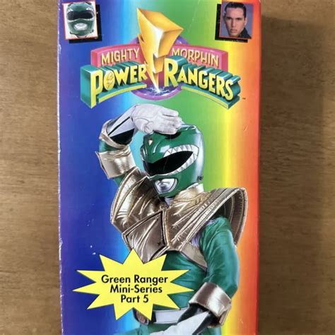 MIGHTY MORPHIN POWER Ranger Green Ranger Mini Series Part 5 1994 VHS