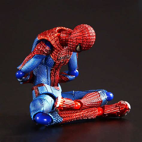 Super Joint Movable Spiderman Figure Toy 15cm Movie Amazing Spider Kids