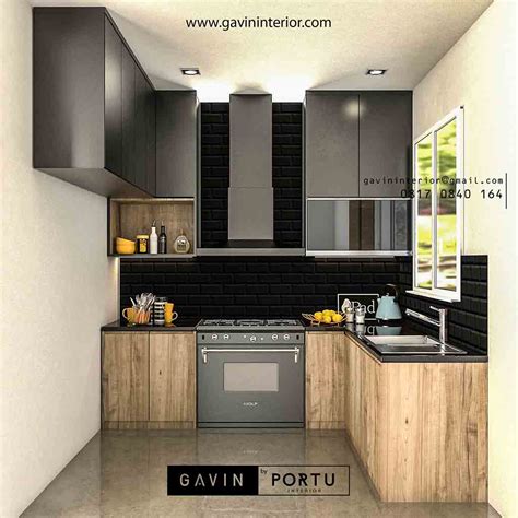 kitchen set dapur minimalis komplek nusa indah residence bogor