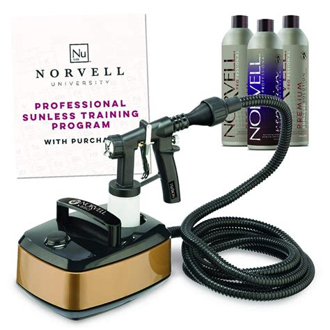 Norvell Sunless Kit Pro X550 Hvlp Spray Tan Airbrush Machine System