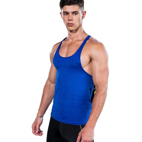 Men Sports Tank Tops Gym Exercise Running Vest Fitness Mens T Shirts