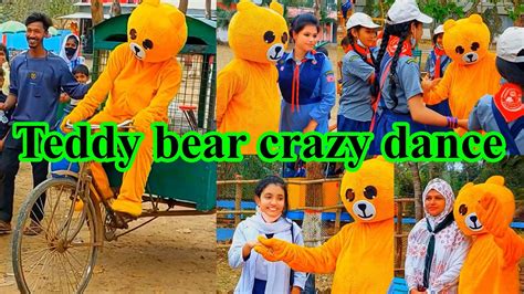 Teddy Bear Crazy Dance And Spray Prank On Prank Best Funny Video 2023 Youtube