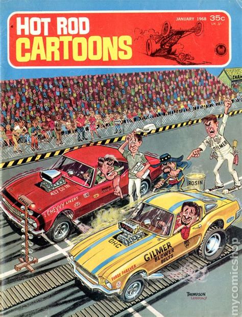Hot Rod Cartoons Peterson Publishing Magazine Comic Books