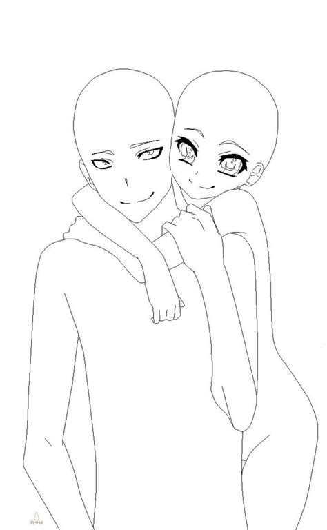 Couple Drawing Template