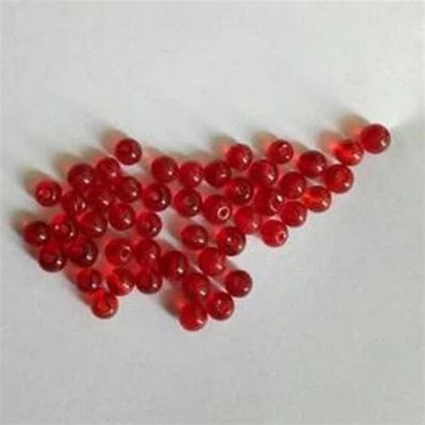 Plain Red Glass Beads At Rs 585kilogram Sikandra Rao Hathras Id 17406908262