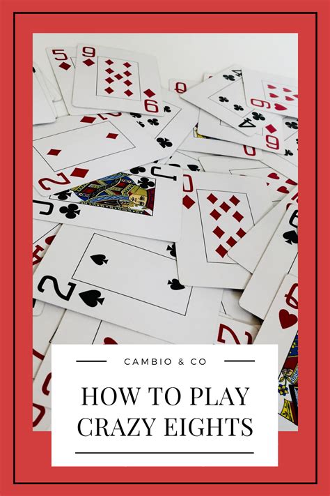 Game over once looser reaches 100 pts, at that point the winner is the one with lowest score. How to Play Crazy Eights | Classic card games, Crazy eights, Playing card games