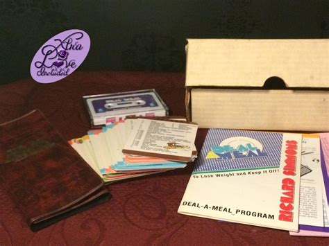 Richard Simmons Deal A Meal Original 1987 Kit With Wallet Richard