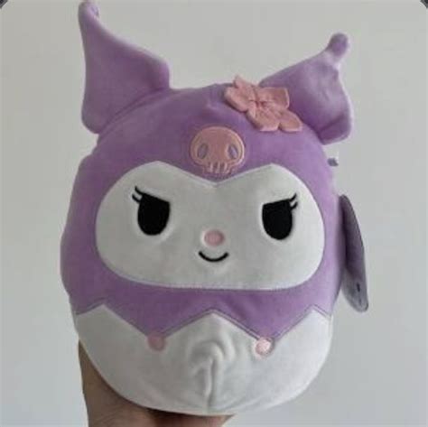 Squishmallow Sakura Kuromi Plush☁️ Cute Squishies Melody Hello Kitty