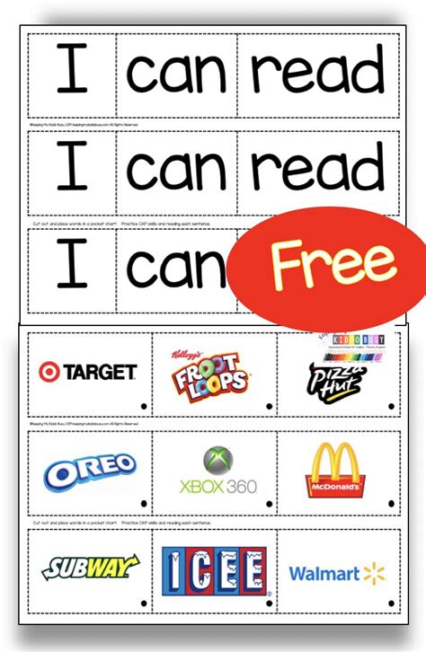 Ideas For Using Environmental Print Pre K Pages Rezfoods Resep