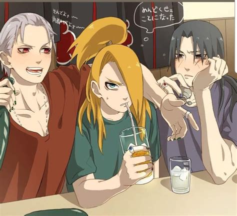 When Hidan And Itachi And Deidara Are Drunk Naruto Amino