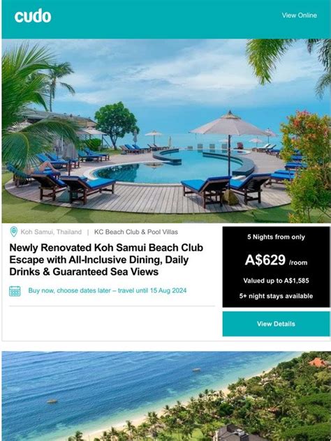 cudo australia koh samui all inclusive beach club escape bali all inclusive beachfront stay w