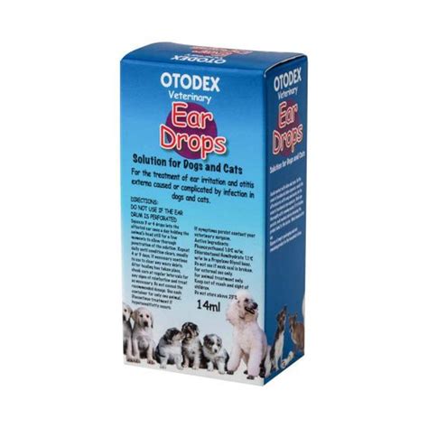 Otodex Ear Drops Solution For Dogs And Cats 14ml