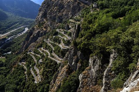 Tour De France 2015 Fotos Da Incrível Subida Lacets De Montvernier