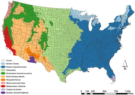United States Ecosystem Map