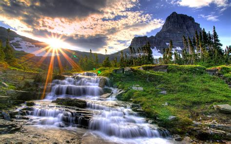 Sunrise Over The Mountains 2 Wallpaper Nature Wallpapers 14574