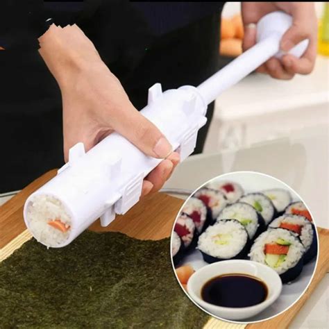 Hot Roller Sushi Maker Roll Mold Making Kit Sushi Bazooka Rice Meat