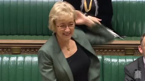 Watch Andrea Leadsom Flounces In The Commons Metro Video