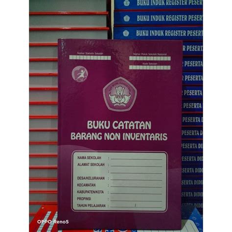 Jual Buku Catatan Barang Non Inventaris Indonesiashopee Indonesia