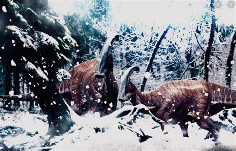 Dinosaurs In The Snow A Prehistoric Winter Wonderland Tuc
