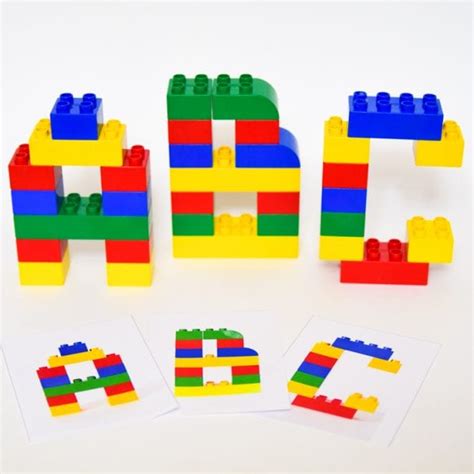 Lego Duplo Alphabet Mats