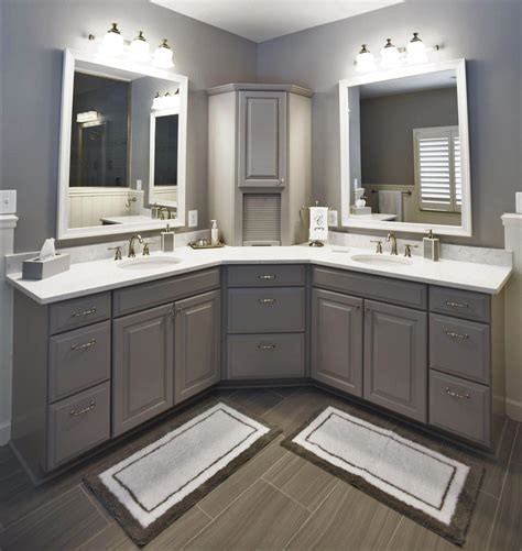 Maximizing Your Space With Corner Bathroom Vanity Cabinets Home Cabinets