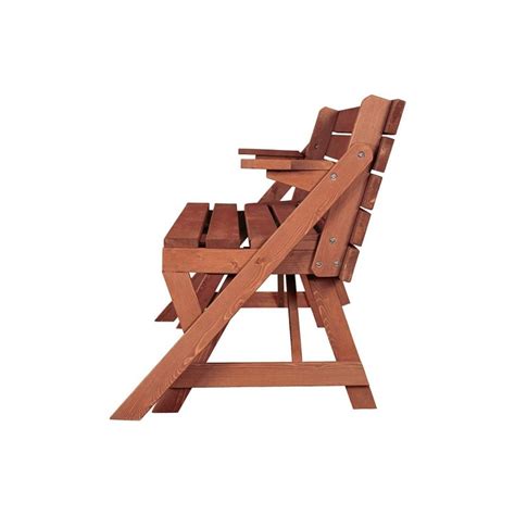 Leisure Season Wood Picnic Table And Garden Bench Kit Fptb7104