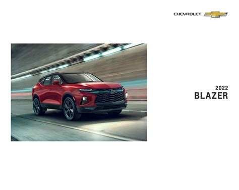 Gm 2022 Chevrolet Blazer Sales Brochure