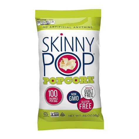 The Prudent Pantry Skinny Pop Popcorn Original 065 Ounce Pack Of 30 As Low As 1451