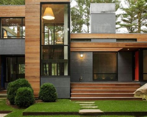 Contemporary house design ideas and photos. Contemporary House Exterior Materials | Zion Modern House