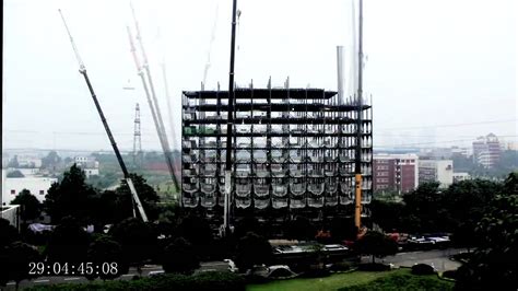 Ark Hotel Construction Time Lapse Building 15 Storeys In 2 Days 48 Hrs