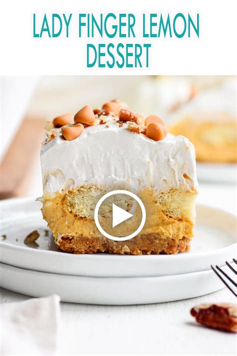 Looking for the lady fingers dessert recipes? LADY FINGER LEMON DESSERT