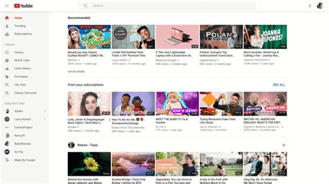 Youtubes Homepage Redesign New Features What You Need