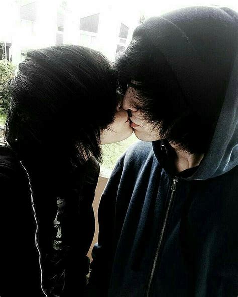 kissing relieves stress but having a kiss from someone you love brings fire emo couples