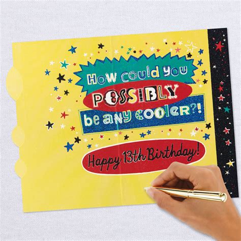 Older And Cooler Funny 13th Birthday Card Greeting Cards Hallmark